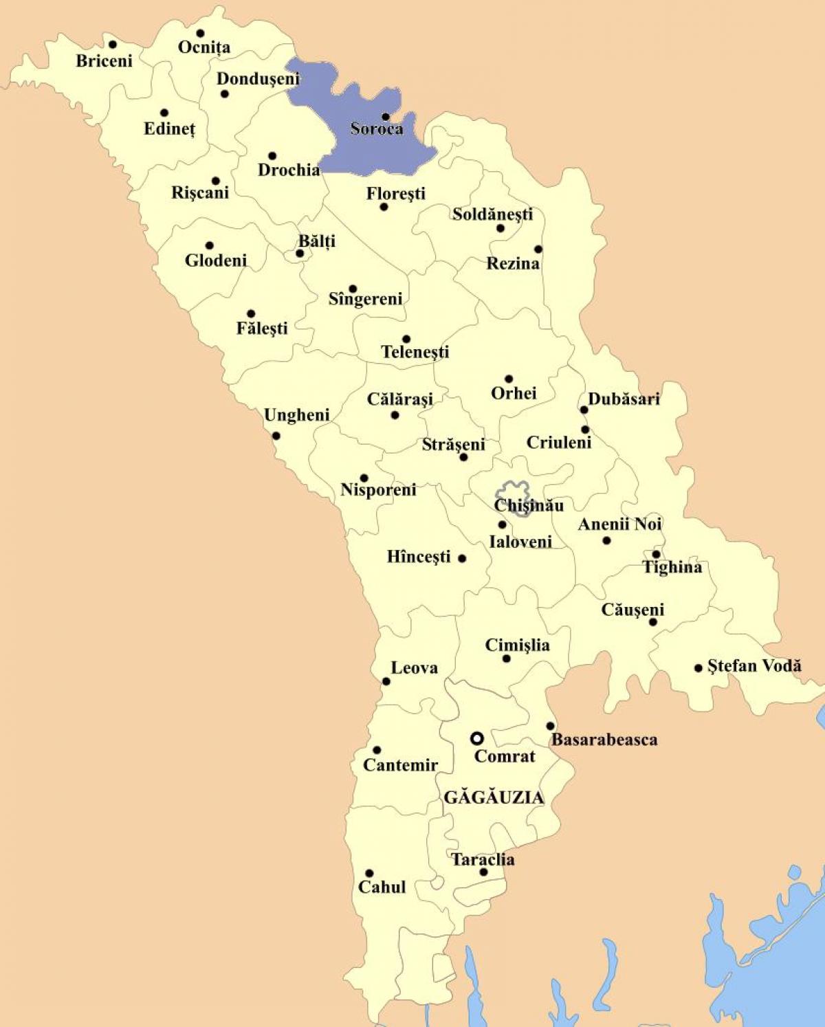 地图cahul摩尔多瓦